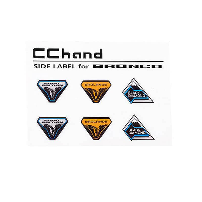 RC4WD Body Decal Set for Traxxas TRX-4 2021 Ford Bronco