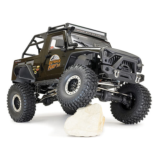FTX Outback Fury 2.0 4X4 RTR RC Car Trail Crawler - Black FTX5578BK ...