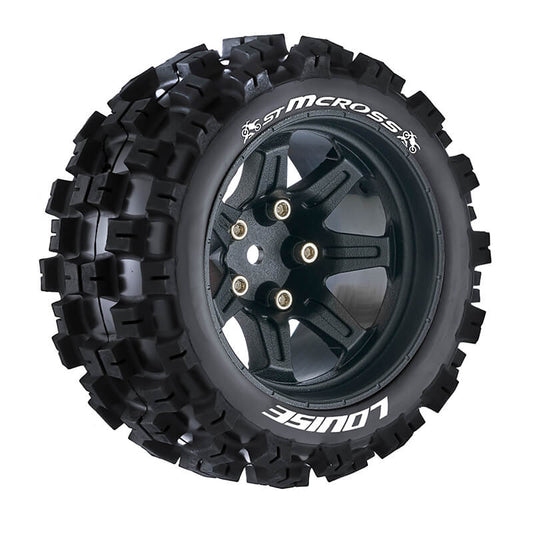 Louise RC St-Mcross 1:10 Soft Hex 14mm Black Arrma Granite L-T3272SBM