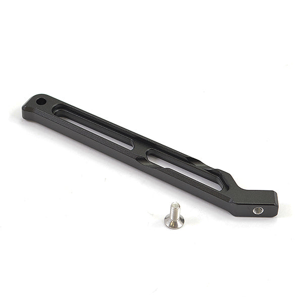 Fastrax Arrma Rear Alu Chassis Brace- Sen/Typ/Out - Black FTAR020BK