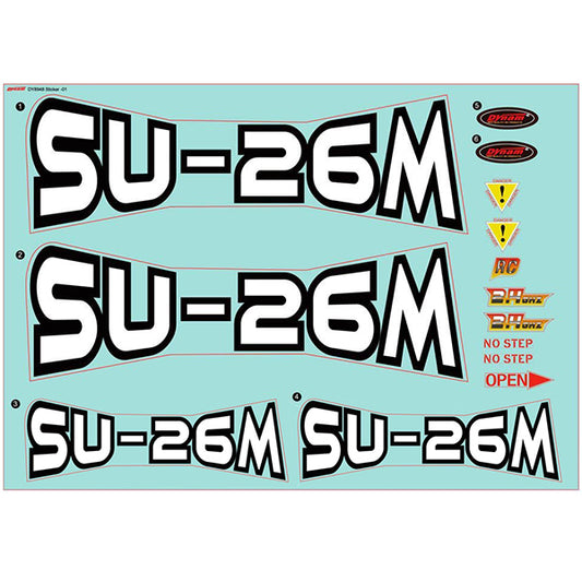 Dynam Sukhoi Su26M Decal DYN-SU-10