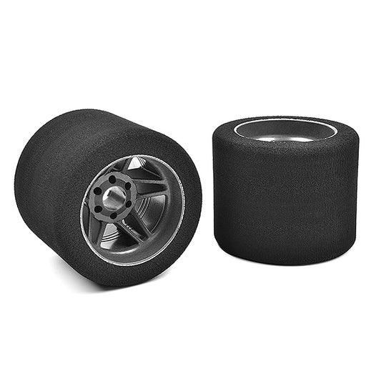 Corally Attack Foam Tyres 1:8 Circuit 37 Shore Rear Carbon R C-14719-37