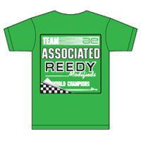 Team Associated/Reedy '80'S T-Shirt - Green Medium SP005GM
