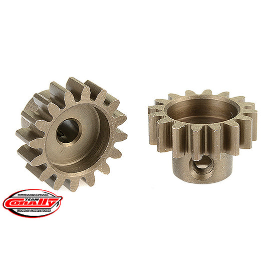 Corally 32 dp Pinion Short Hardened Steel 16 Teeth Shaft Dia. 3.17mm
