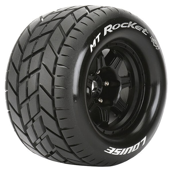 Louise RC MT-Rocket 1:8 Sport 0" Offset Hex 17mm Black L-T3320B