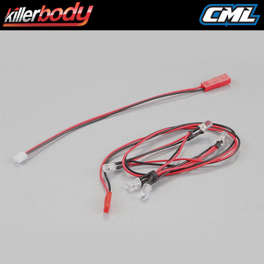 Killerbody LED Unit Set for Ro Of Light (5 White Leds/Dia:5mm KB48466