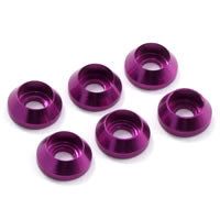 Fastrax M3 Cap Washer Purple (6) FAST143P