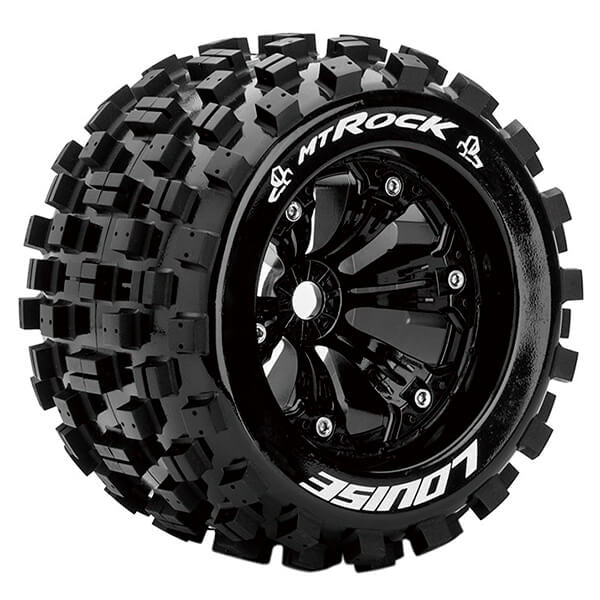 Louise RC MT-Rock 1:8 Sport 1 /2 Offset Black Ep E-Revo FR & L-T3277BH