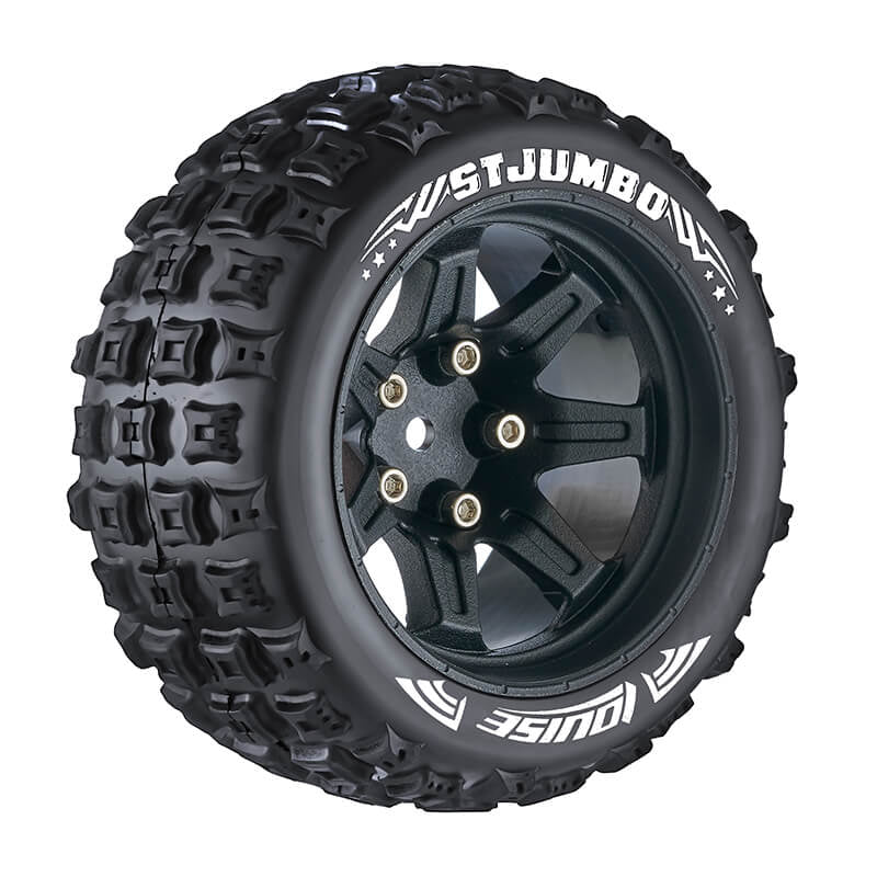 Louise RC St-Jumbo 1:10 Soft Hex 14mm Black Arrma Granite 4 L-T3210SBM
