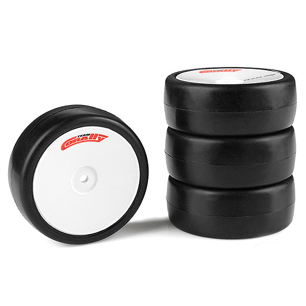 Corally Attack Rxc V2 Rubber Tyres 1:10 Ep Touring 28 Shore Carpet 4Pcs C-14752-28