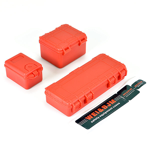 Fastrax Tool Case Set (3Pc) Red (Large Size 100X40X20mm) FAST2354R