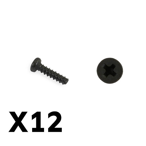FTX Tracer Pan Head Self Tapping Screws Pbho2*8mm FTX9748