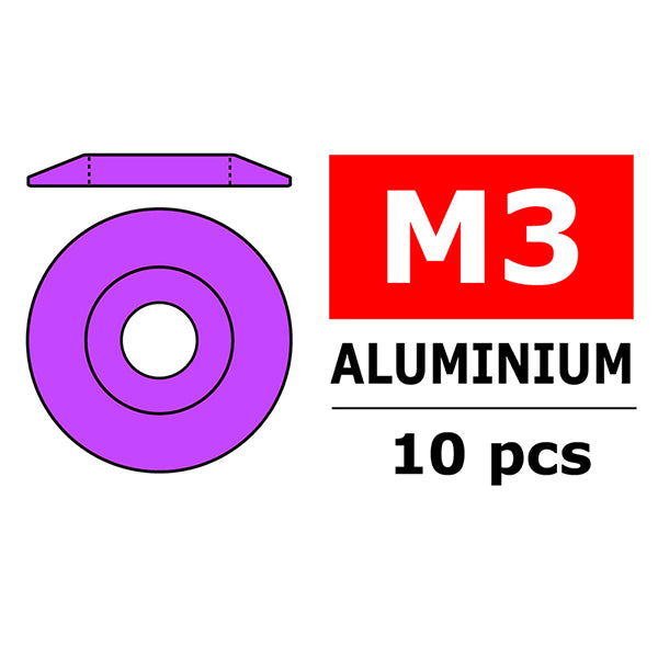 Corally Aluminium Washer for M3 Button Head Screws O C-3212-30-2