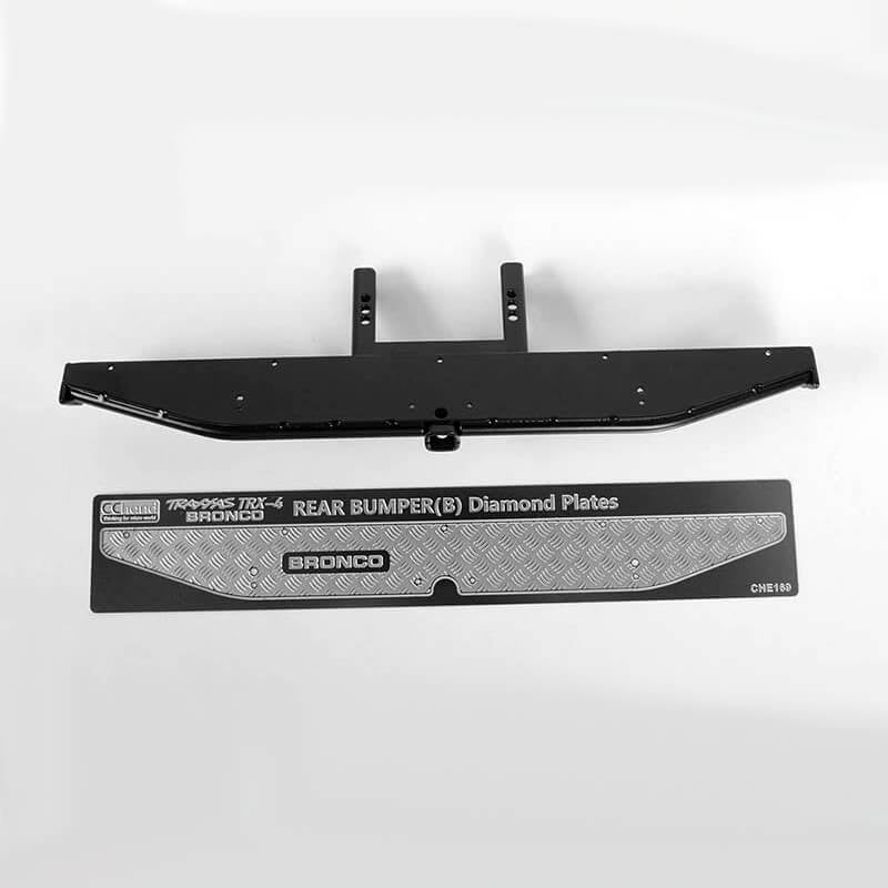 RC4WD Ks Rear Bumper for Traxxas TRX-4 '79 Bronco Ranger Xlt (Black)