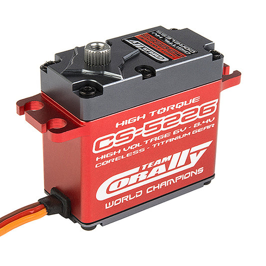 Corally Cs5226 Hv High Speed Servo High Volt Coreless Motor Titanium/Ballbearing/Alloy Case