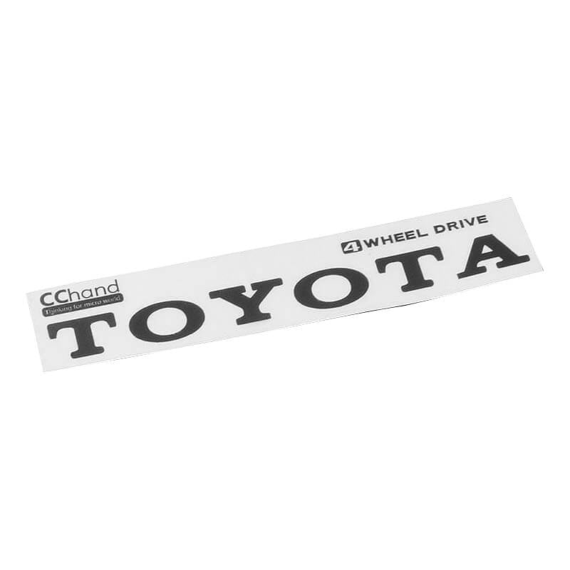 RC4WD Metal Vintage Rear Emblem for TF2 Mojave Body (Black)