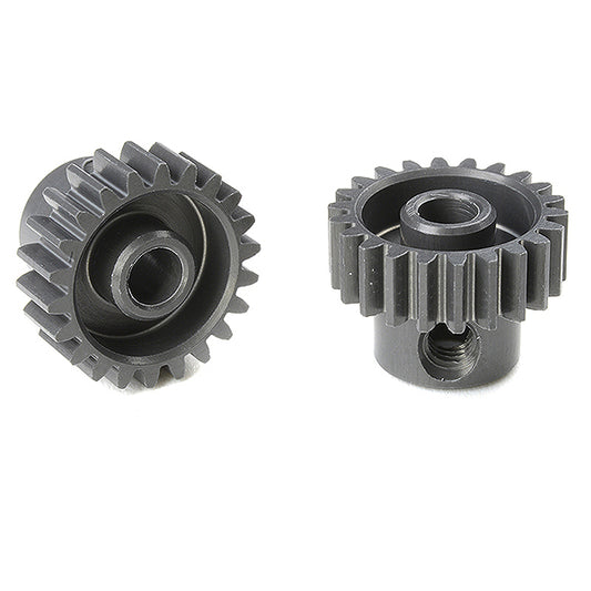 Corally 48 dp Pinion Short Hard Anodised Al7075 21 Teeth Shaft Dia. 3.17mm