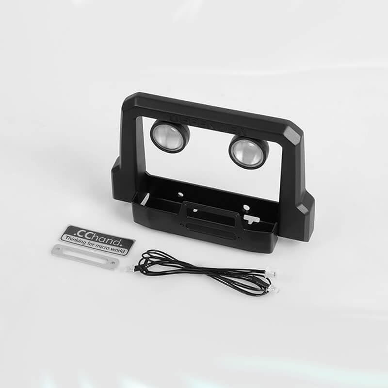 RC4WD Functional Metal Light & Winch Bumper for Gelande II D90/D110
