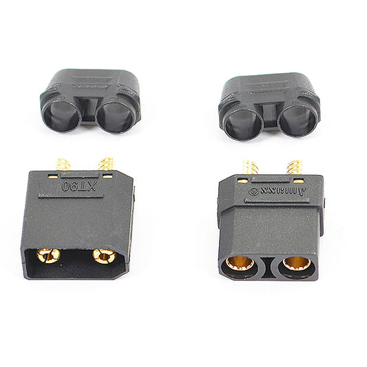Etronix Xt-90 Connector (Male/Female) Black ET0788BK