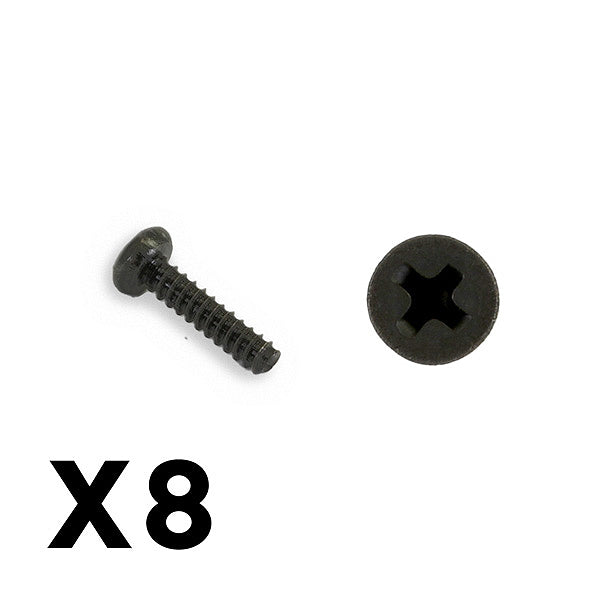 FTX Outback Mini 3.0 Round Hea D Self Tapping Screw 1.7X7 (8P) FTX8917