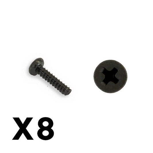 FTX Outback Mini 3.0 Round Hea D Self Tapping Screw 1.7X7 (8P) FTX8917