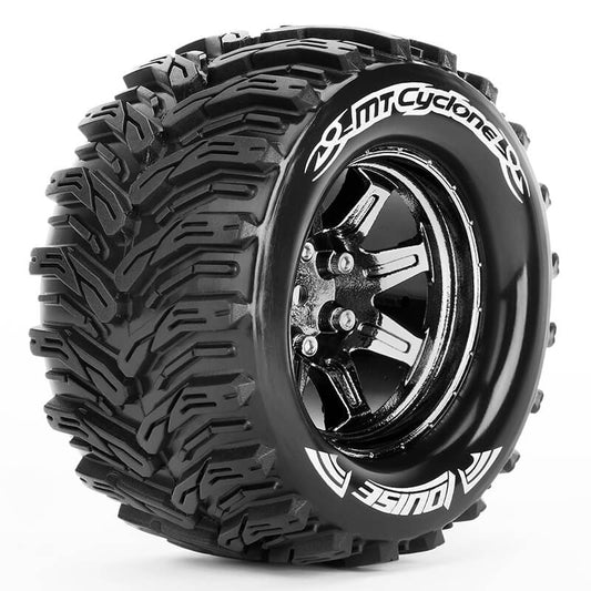 Louise RC MT-Cyclone 1:10 Soft Hex 14mm Black Chrome Arrma L-T3226SBCM