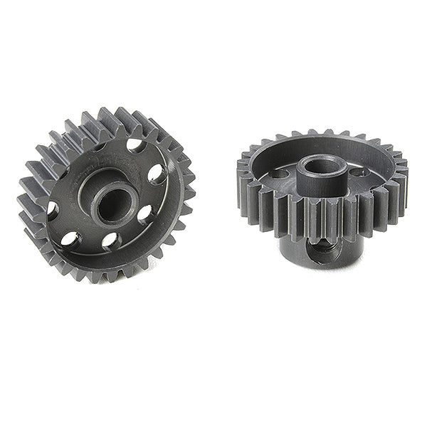 Corally 48 dp Pinion Short Hard Anodised Al7075 28 Teeth Shaft Dia. 3.17mm