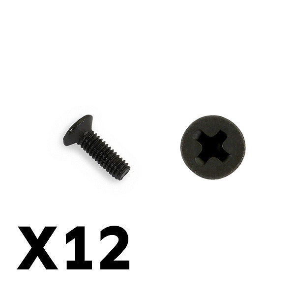 FTX Tracer Countersunk Screws Km2.5*8mm FTX9750