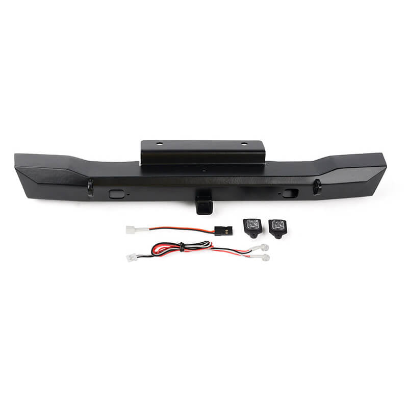 RC4WD Eon Metal Rear Hitch Bumper w/Led for Axial SCX6 Jeep Wrangler Jlu