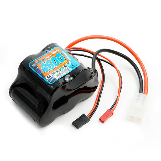 Voltz 4600mAh 6.0V NiMH Rx Sub-C 1:5 Hump Battery Pack w/Bec/Jr Plug