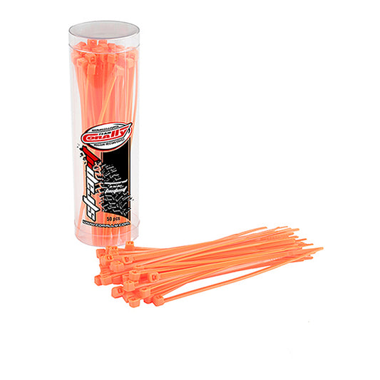 Corally Strapit Cable Tie Wraps Orange 2.5X100mm 50pcs