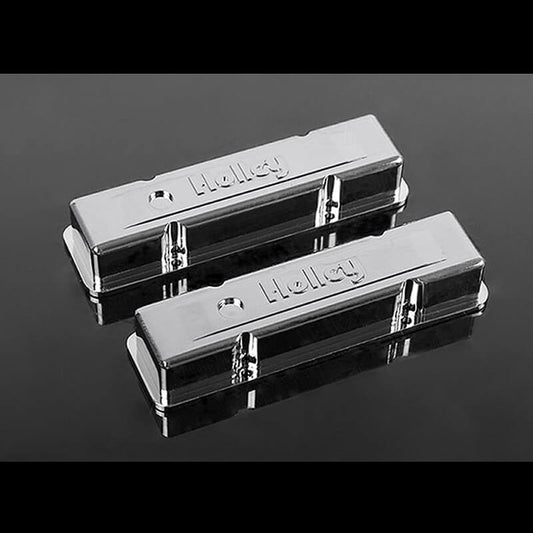 RC4WD 1:10 Holley&#174; Chrome Valve Covers for Scale V8 Engine Z-S1500