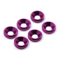 Fastrax M3 Csk Washer Purple (6) FAST140P