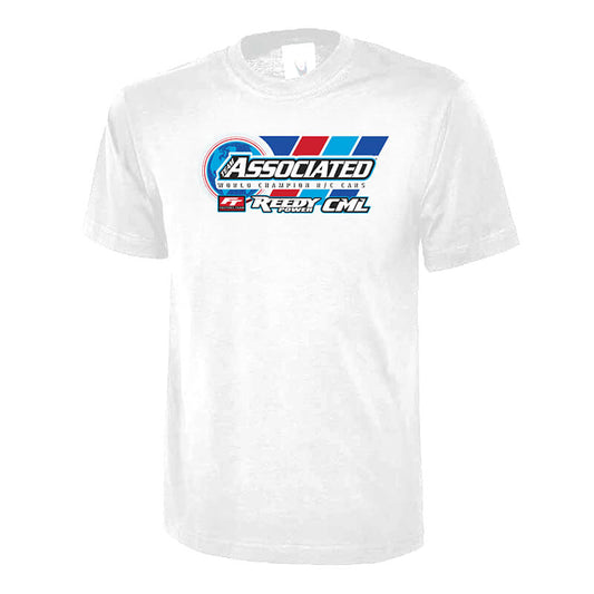 Team Associated/Reedy/Ft/CML Team T-Shirt - White Medium SP006WM