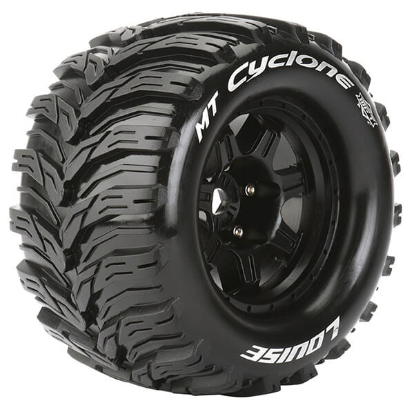 Louise RC MT-Cyclone 1:8 Sport 0" Offset Hex 17mm Black L-T3323B