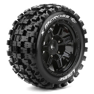 Louise RC X-Mcross Black Xmaxx Mounted 24mm Hex L-T3352B