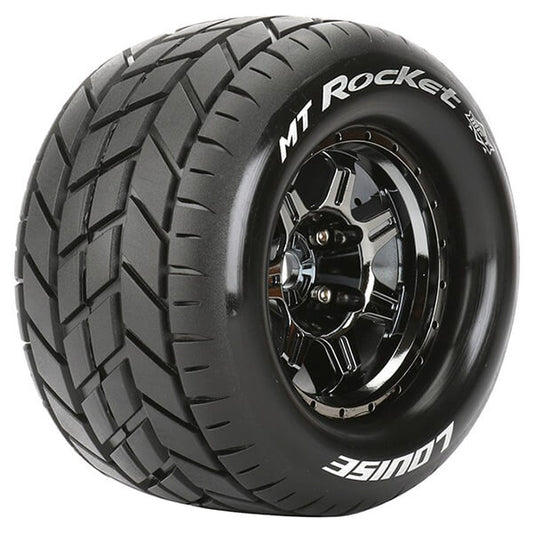 Louise RC MT-Rocket 1:8 Sport 0" Offset Hex 17mm Black Chrome L-T3320BC