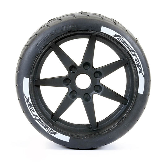 Fastrax Supaforza Wide Rear 52&#176; Tyres/Black 17mm Hex Wheels FAST1018-52