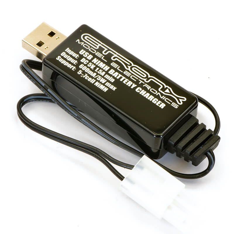 Etronix USB Charger 600Ma/5W for 7.2V Battery - Tamiya ET0226T