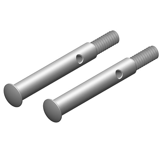 Corally Wheel Axle Front Steel 2pcs C-00250-036