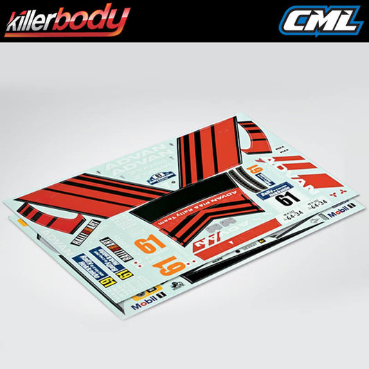 Killerbody Decal Sheet Mitsubishi Lancer Evolution X KB48007