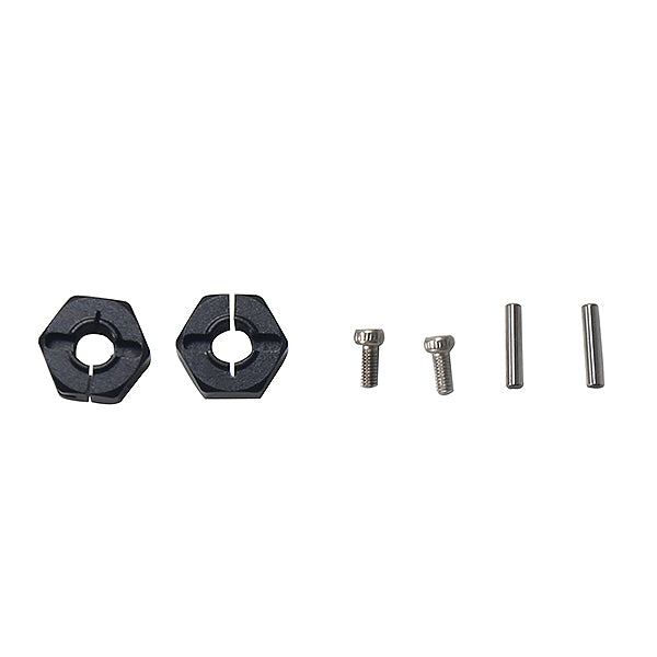 X-Rider Flamingo 6mm Hex. Hub Set(Metal,Black) XR-FG8064BK