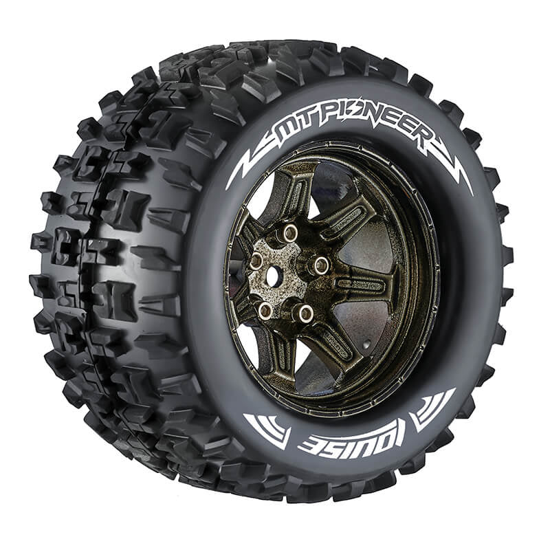 Louise RC MT-Pioneer 1:10 Soft Hex 14mm Black Chrome Arrma L-T3202SBCM