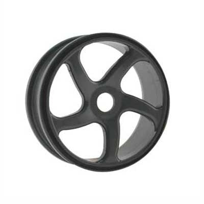 HoBao Trailing 5-Spoke 1:8 Buggy Wheels - Pair - Gun Grey H87095G