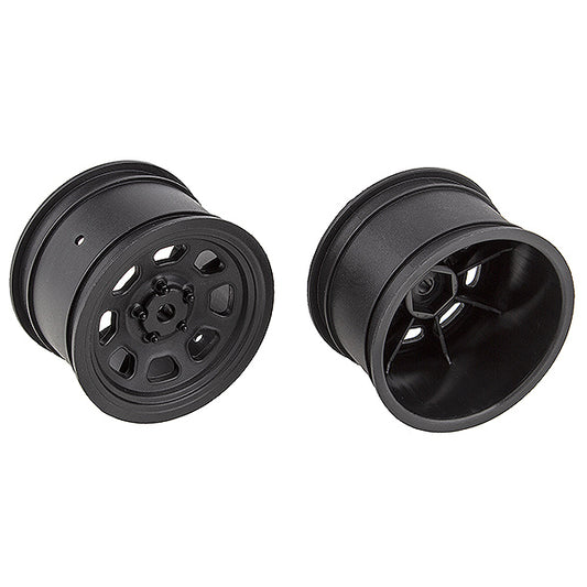 Team Associated SR10 Rear Wheels Black AS71097