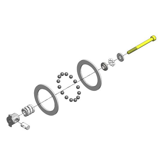 MIP Super Diff, Carbide Rebuild Kit, All Team Associated 1:10 Vehicles MIP17095