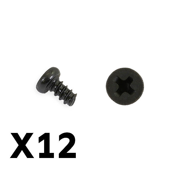 FTX Tracer Pan Head Self Tapping Screws Pbho2.3*4mm FTX9756