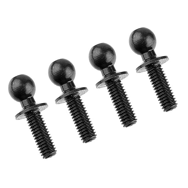 Corally Ball End Dia. 4.8mm Thread 8mm Steel 4pcs C-00140-030
