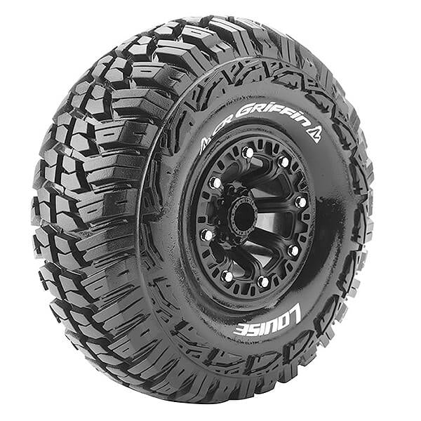 Louise RC Cr-Griffin 1:10 Super Soft Black Hex 12mm L-T3235VB