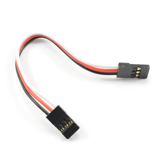Etronix 10cm 22AWG Extension Wire w/2 Jr Male Connector ET0757-10